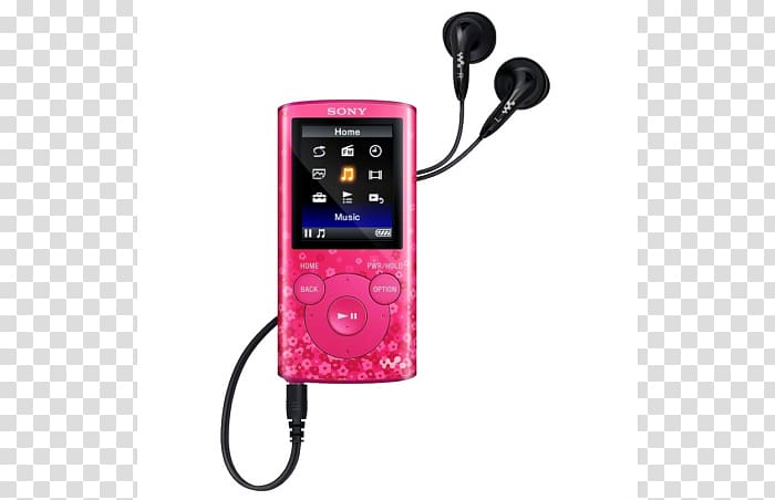 Digital audio Walkman Sony MP3 player MP4 player, sony transparent background PNG clipart