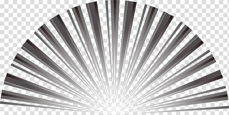 Light Drawing , Black ray fan transparent background PNG clipart