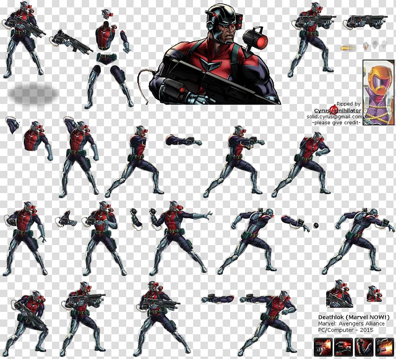 Deathlok Marvel: Avengers Alliance Spider-Man Iron Man Sif, heroes posts promotion alliance transparent background PNG clipart