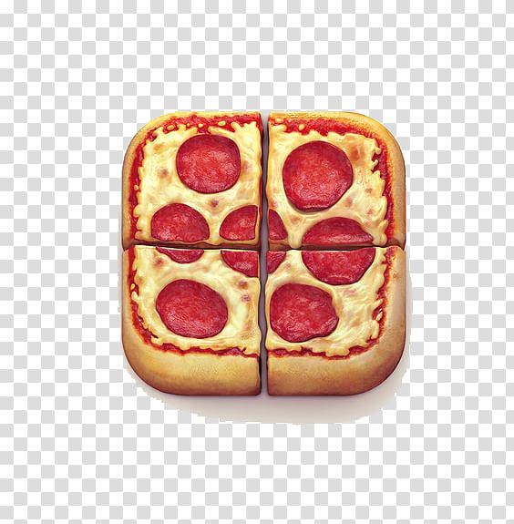 Pizza Icon design Mobile app Icon, Cheese Pizza transparent background PNG clipart
