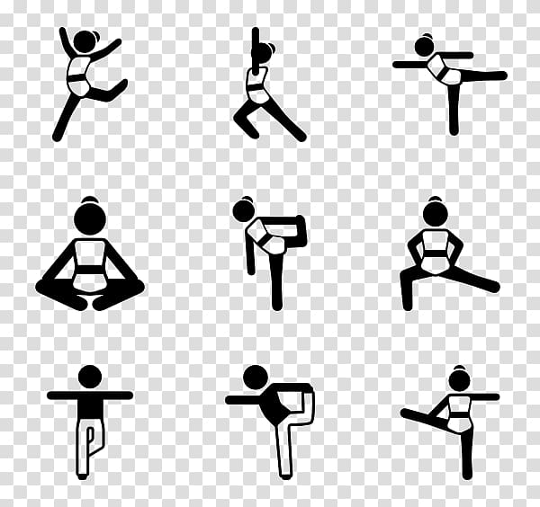 Computer Icons Yoga Symbol Pilates , Yoga transparent background PNG clipart