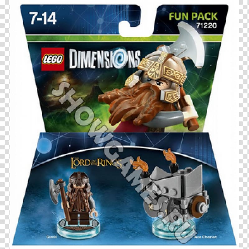 Gimli The Lord of the Rings Lego Dimensions LEGO 71210 Dimensions DC Cyborg Fun Pack, gimli transparent background PNG clipart