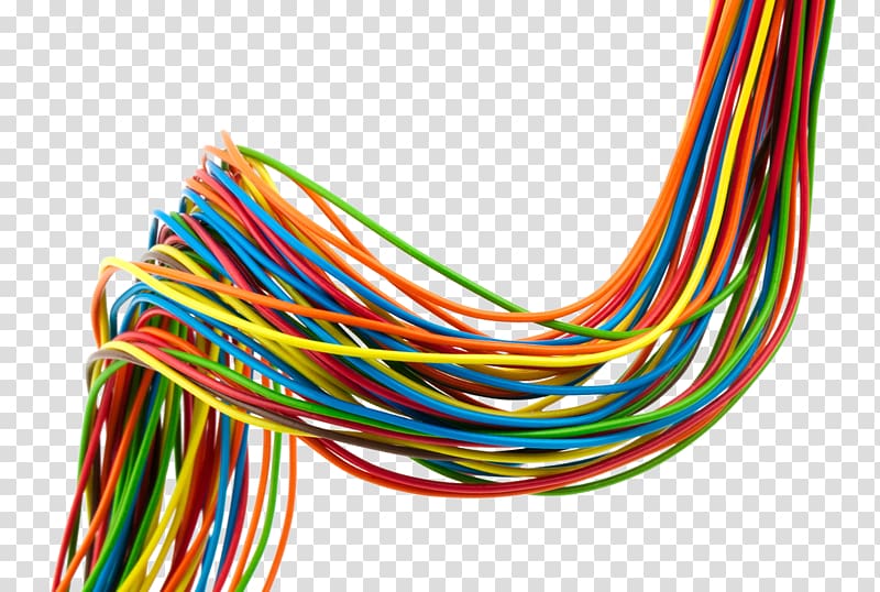 assorted-color coated wires illustration, Electrical cable Electrical Wires & Cable Manufacturing, wire transparent background PNG clipart