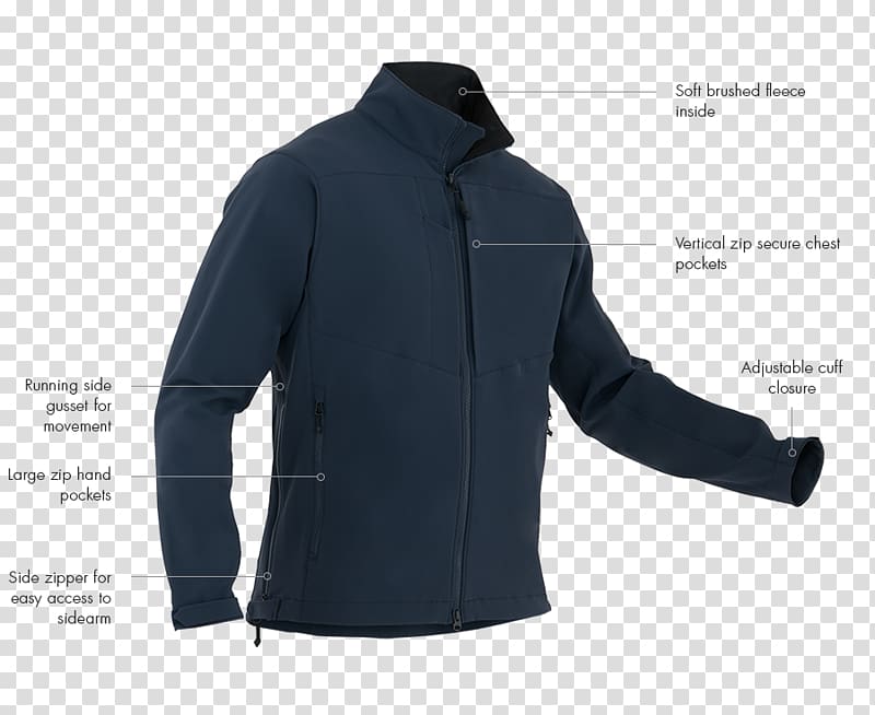 Polar fleece Jacket Sleeve Softshell Clothing, jacket transparent background PNG clipart