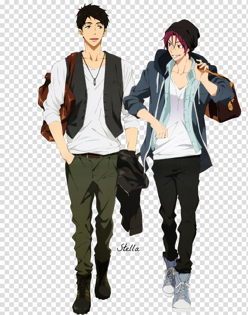 Rin Matsuoka Anime Art Character, Anime transparent background PNG clipart