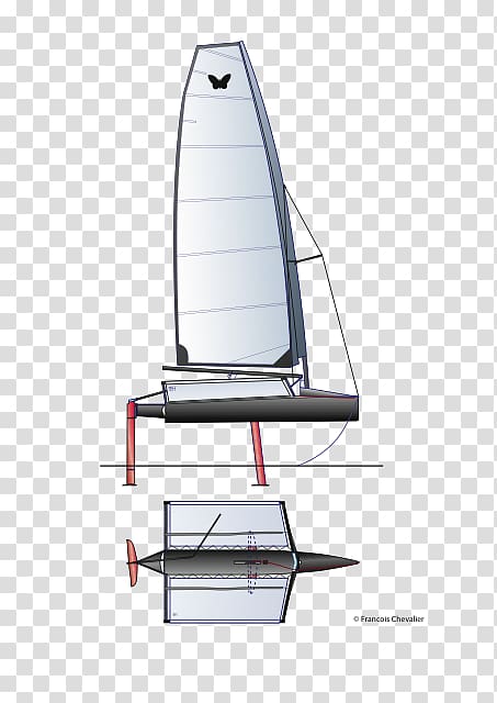 Sailing hydrofoil America\'s Cup Moth, americas cup transparent background PNG clipart