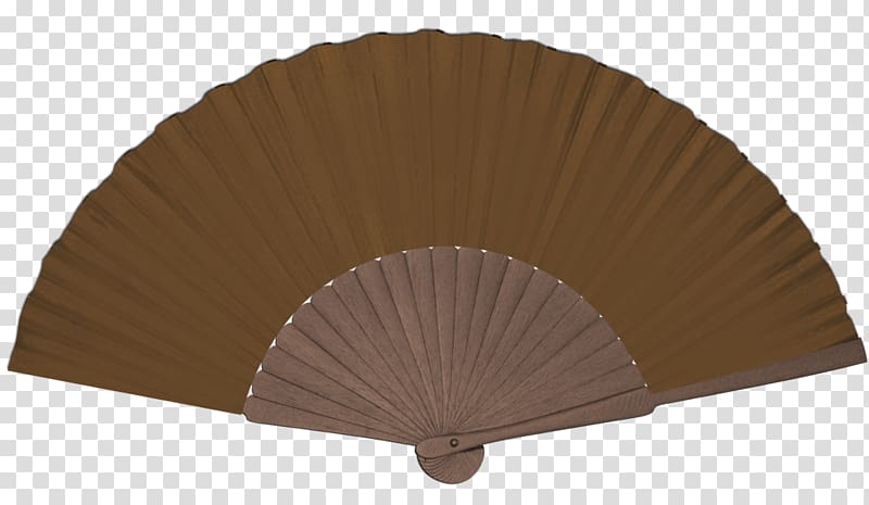 Hand fan, Coklat transparent background PNG clipart