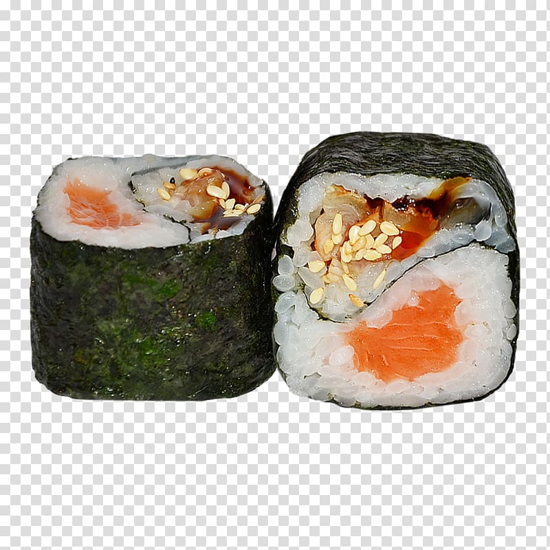 California roll Sushi Gimbap Unagi Japanese Cuisine, sushi transparent background PNG clipart
