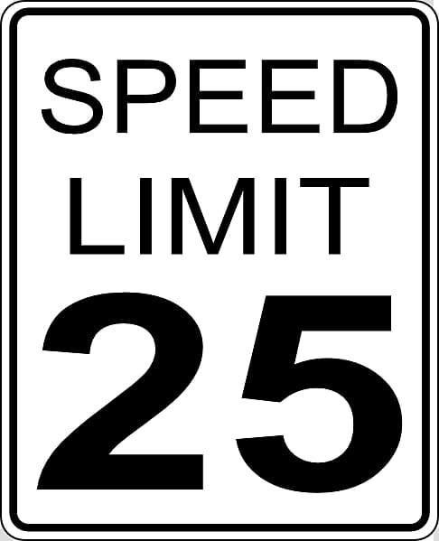 Speed limit Traffic sign , Speed transparent background PNG clipart
