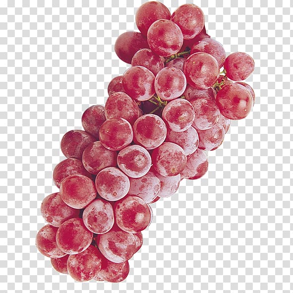 Grape Zante currant Red Auglis, Sparkling red grapes transparent background PNG clipart