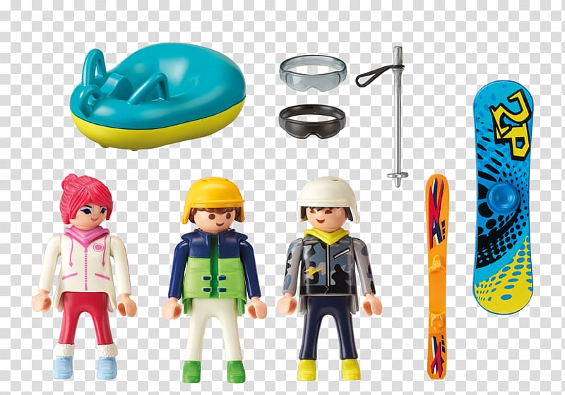 Playmobil Winter sport Skiing, skiing transparent background PNG clipart