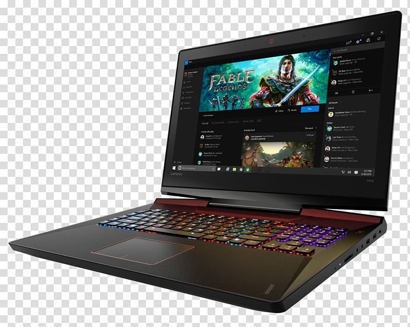 World of Warcraft: Legion Laptop Lenovo Intel Core i7 Gaming computer, gaming transparent background PNG clipart