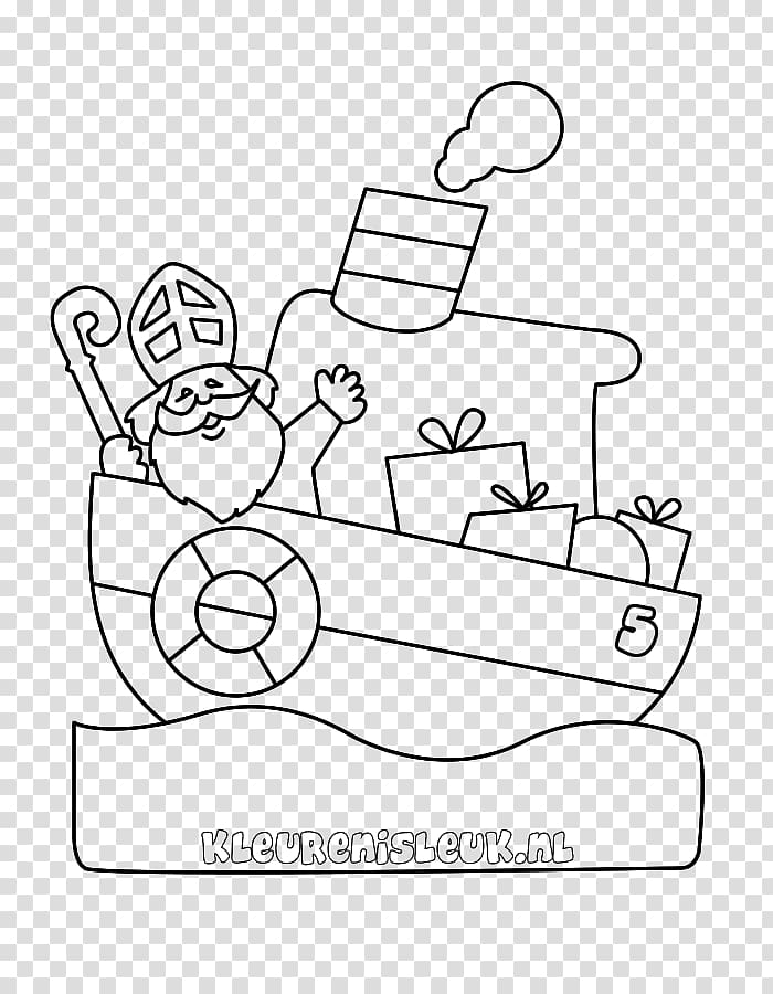 Pakjesboot 12 Kleurplaat Sinterklaas Drawing Steamboat, Indiaan transparent background PNG clipart