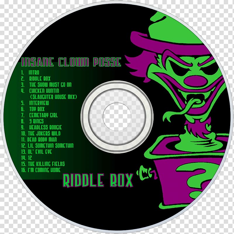 Compact disc Riddle Box Insane Clown Posse The Amazing Jeckel Brothers The Great Milenko, Amazing Jeckel Brothers transparent background PNG clipart