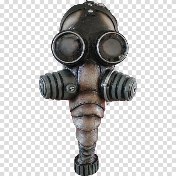 Gas mask Halloween costume Latex mask, gas mask transparent background PNG clipart