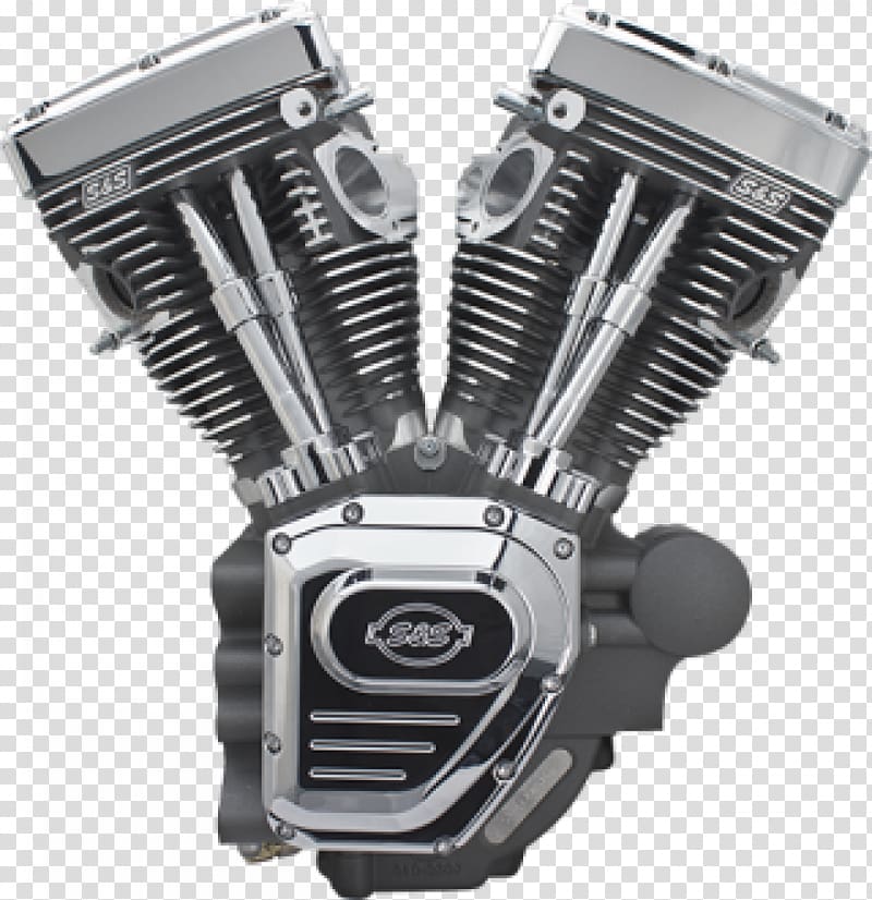 S&S Cycle Harley-Davidson Twin Cam engine Harley-Davidson Super Glide, Engine Free transparent background PNG clipart