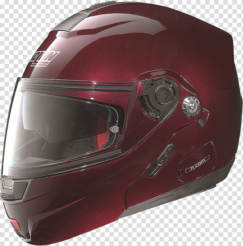 Bicycle Helmets Motorcycle Helmets Nolan Helmets AGV, color red wine transparent background PNG clipart