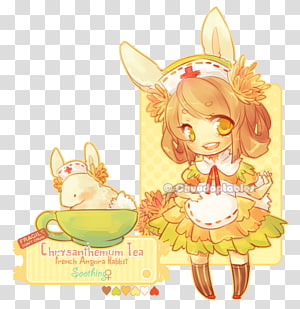 Character Easter , chrysanthemum tea transparent background PNG clipart thumbnail