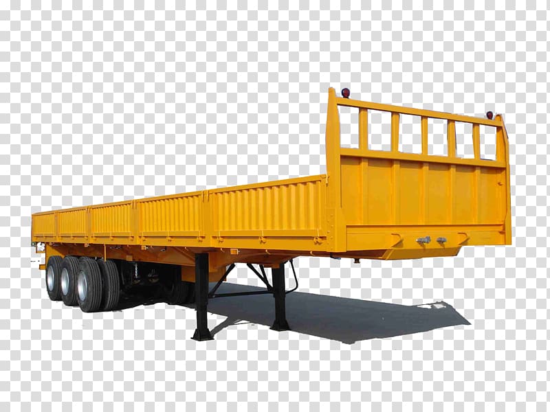 Cargo Semi-trailer truck, semi trailer transparent background PNG clipart