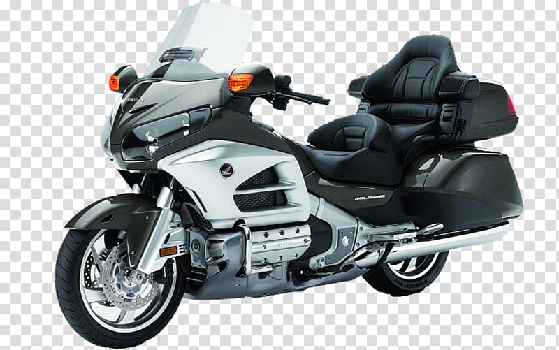 Honda Gold Wing Car Touring motorcycle, MOTO transparent background PNG clipart