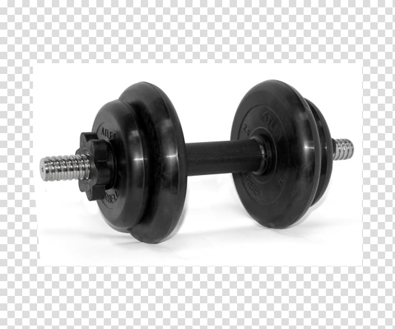 Dumbbell Barbell Kettlebell Olympic weightlifting Exercise machine, barbell transparent background PNG clipart
