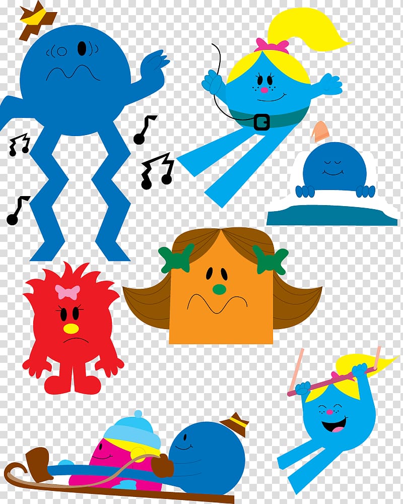 Little Miss Helpful Mr. Men Sanrio , Mr And Ms transparent background PNG clipart