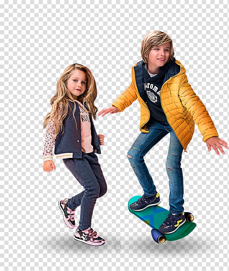 smiling boy and girl , Footwear Shoe Clothing T-shirt Outerwear, kids fashion transparent background PNG clipart