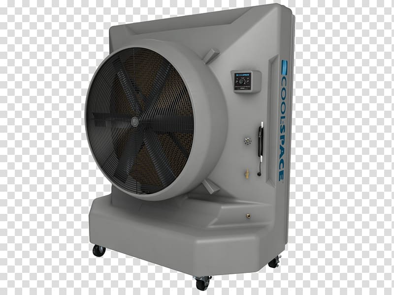 Evaporative cooler Evaporative cooling Fan Refrigeration, variable speed drive transparent background PNG clipart
