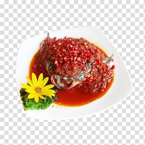 Hot pot Sichuan cuisine Eating Fish Food, Fish head transparent background PNG clipart