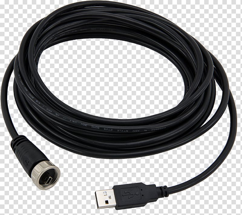 Coaxial cable Network Cables Electrical cable IEEE 1394 USB, mini usb wiring transparent background PNG clipart