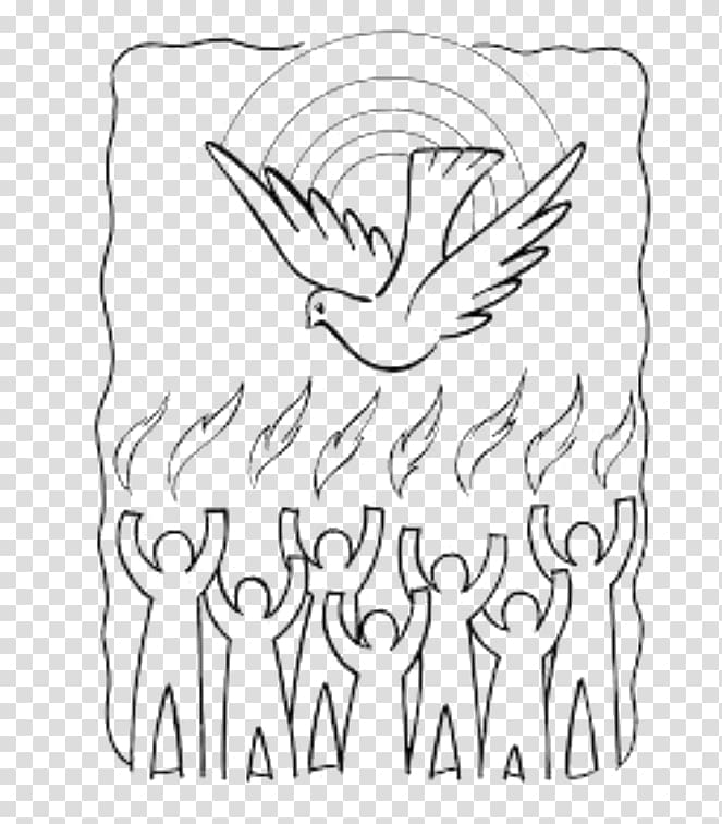 Bible Holy Spirit Coloring book Child Pentecost, child transparent background PNG clipart