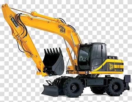 Excavator transparent background PNG clipart