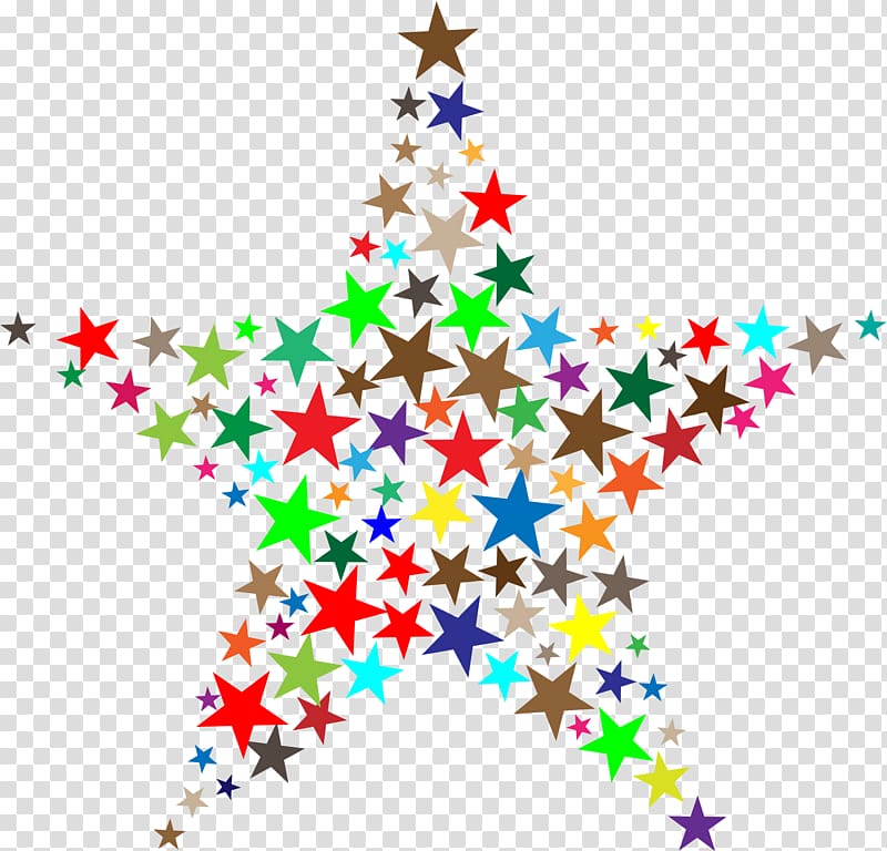 Fractal Geometry Star , star transparent background PNG clipart
