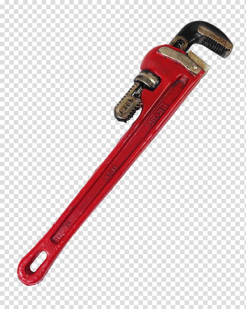 Pipe wrench Spanners Plumbing Tool Plumber wrench, wrench transparent background PNG clipart