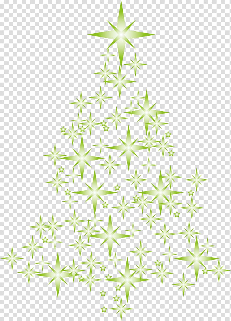 Christmas tree Watercolor painting, Creative Star Christmas tree transparent background PNG clipart