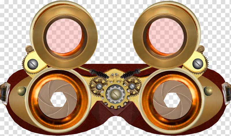 zooming spectacles illustration, Steampunk fashion Goggles , Free High Quality Goggles transparent background PNG clipart