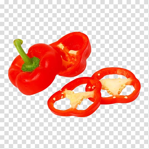 Habanero Red bell pepper Chili pepper Food, vegetable transparent background PNG clipart