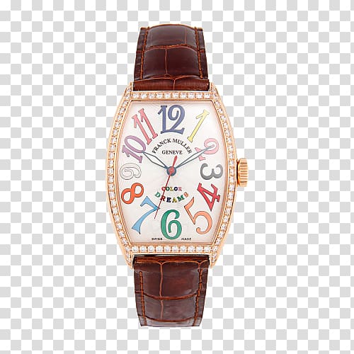 Automatic watch Luxury Diamond Quartz clock, Ms. automatic mechanical watches Franck Muller transparent background PNG clipart