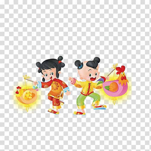 Weinan Chinese New Year Lantern Festival Budaya Tionghoa, lucky doll transparent background PNG clipart
