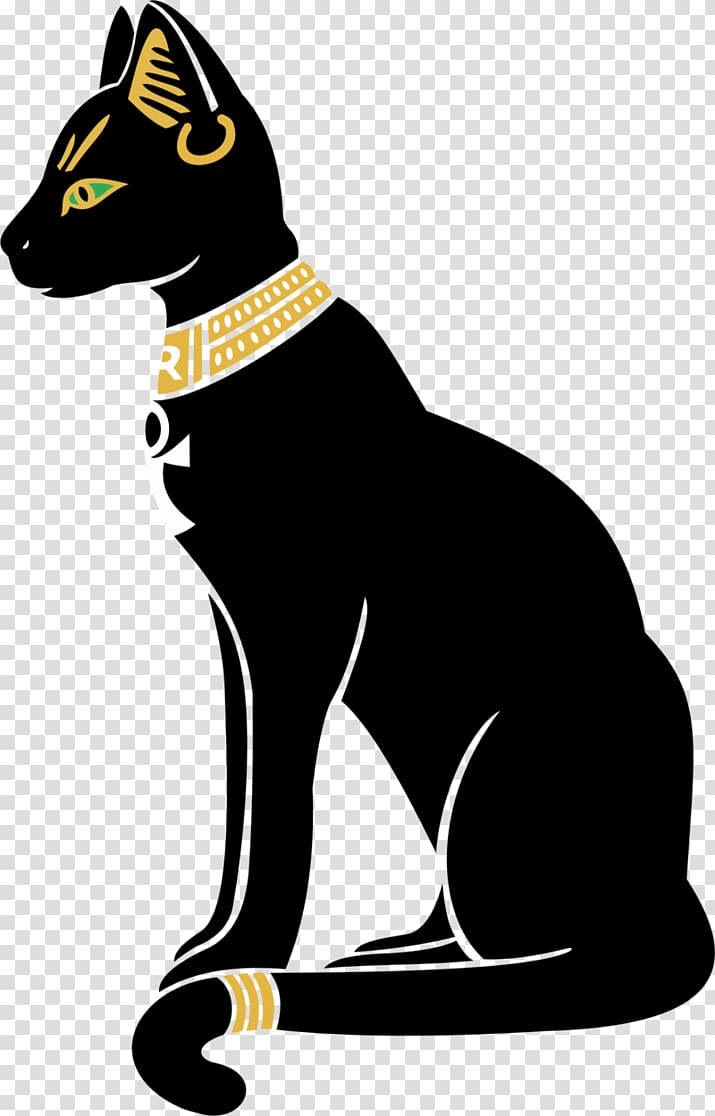 Bastet cat , Egyptian Mau Ancient Egypt Bastet, Egyptian Gods transparent background PNG clipart