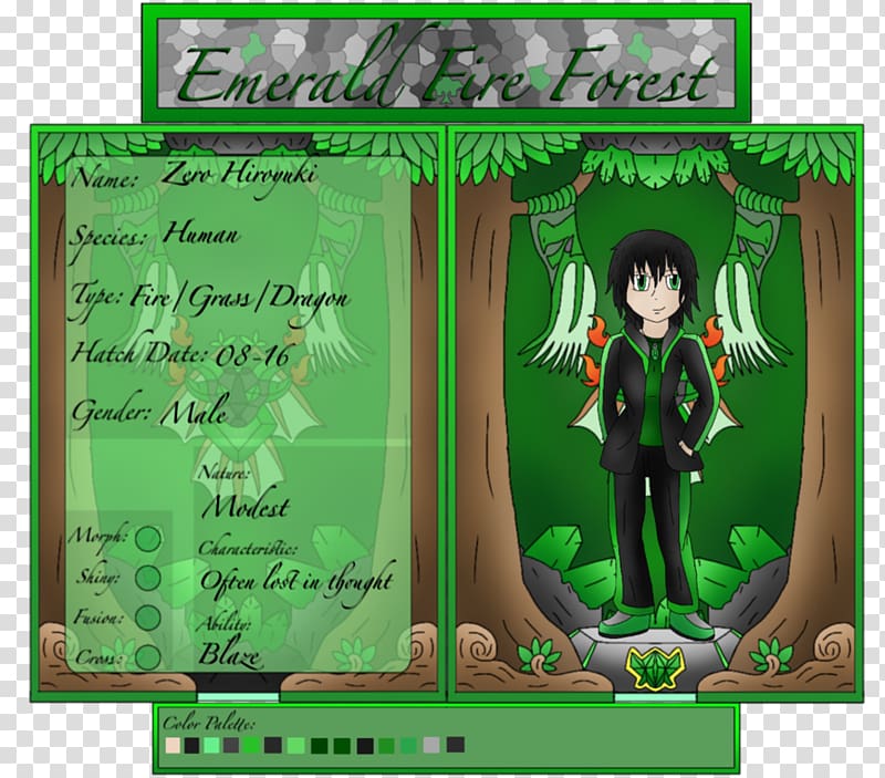 Video Games Fiction Green Character, forest fire transparent background PNG clipart