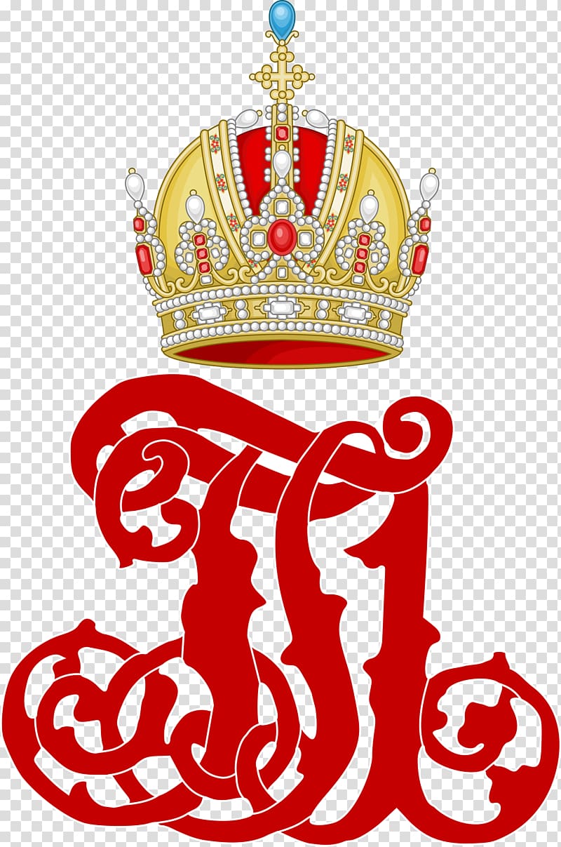 Austrian Empire Emperor of Austria Royal cypher, crown transparent background PNG clipart