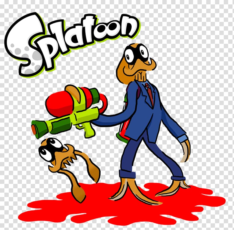 Octodad: Dadliest Catch Splatoon 2 Fan art, Octodad transparent background PNG clipart