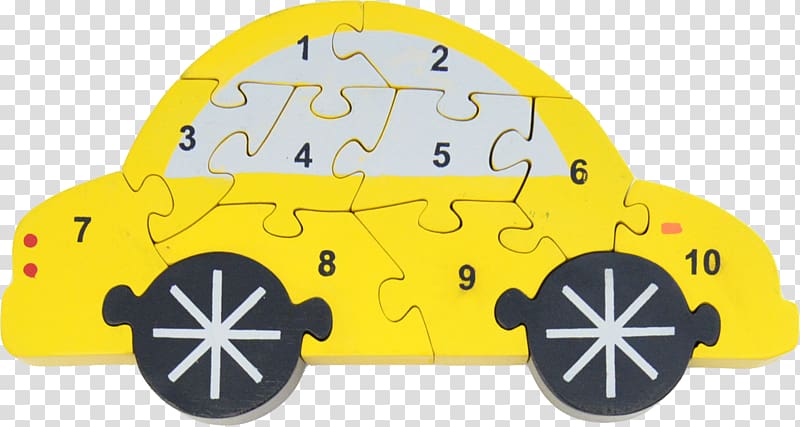 Jigsaw Puzzles Educational Toys, yellow box transparent background PNG clipart