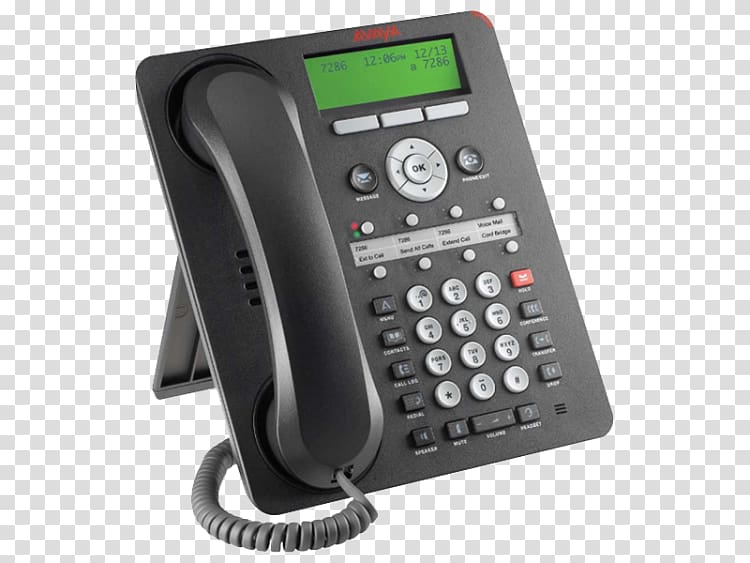 Avaya 1608-I VoIP phone Telephone Avaya IP Phone 1140E, others transparent background PNG clipart