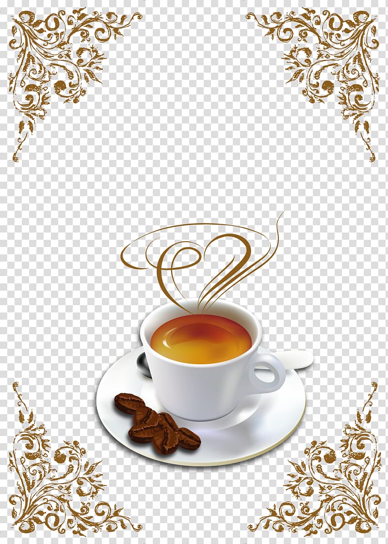 Coffee Cafe Poster, Coffee pattern transparent background PNG clipart