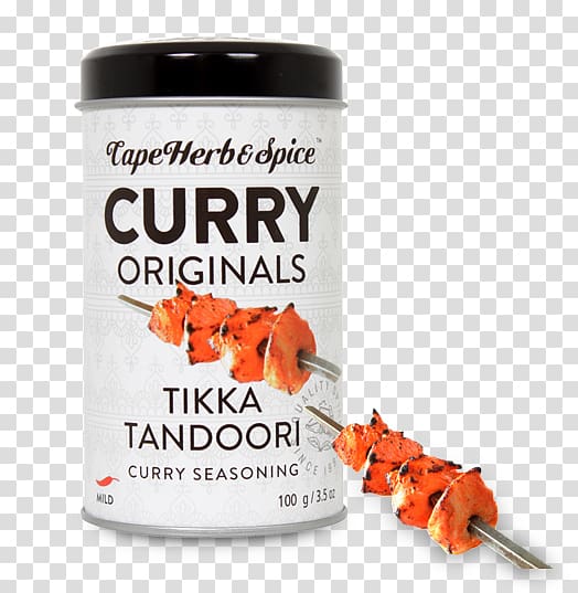 Tikka Tandoori chicken Cape Herb & Spice Curry Seasoning, curry seasoning transparent background PNG clipart