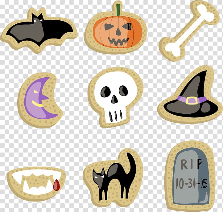 Halloween Jack-o\'-lantern , Halloween design elements transparent background PNG clipart