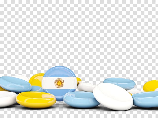 Plastic Tablet, argentina flag round transparent background PNG clipart