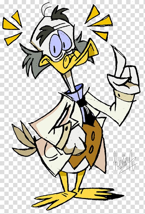 Beak White Character , Ludwig Von Drake transparent background PNG clipart